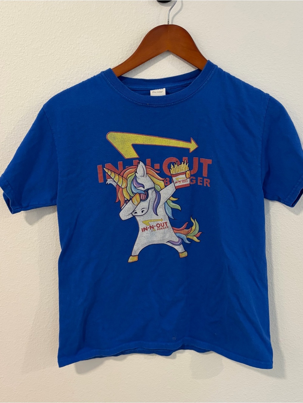 Kids Dabbing Unicorn In-N-Out Graphic Tee